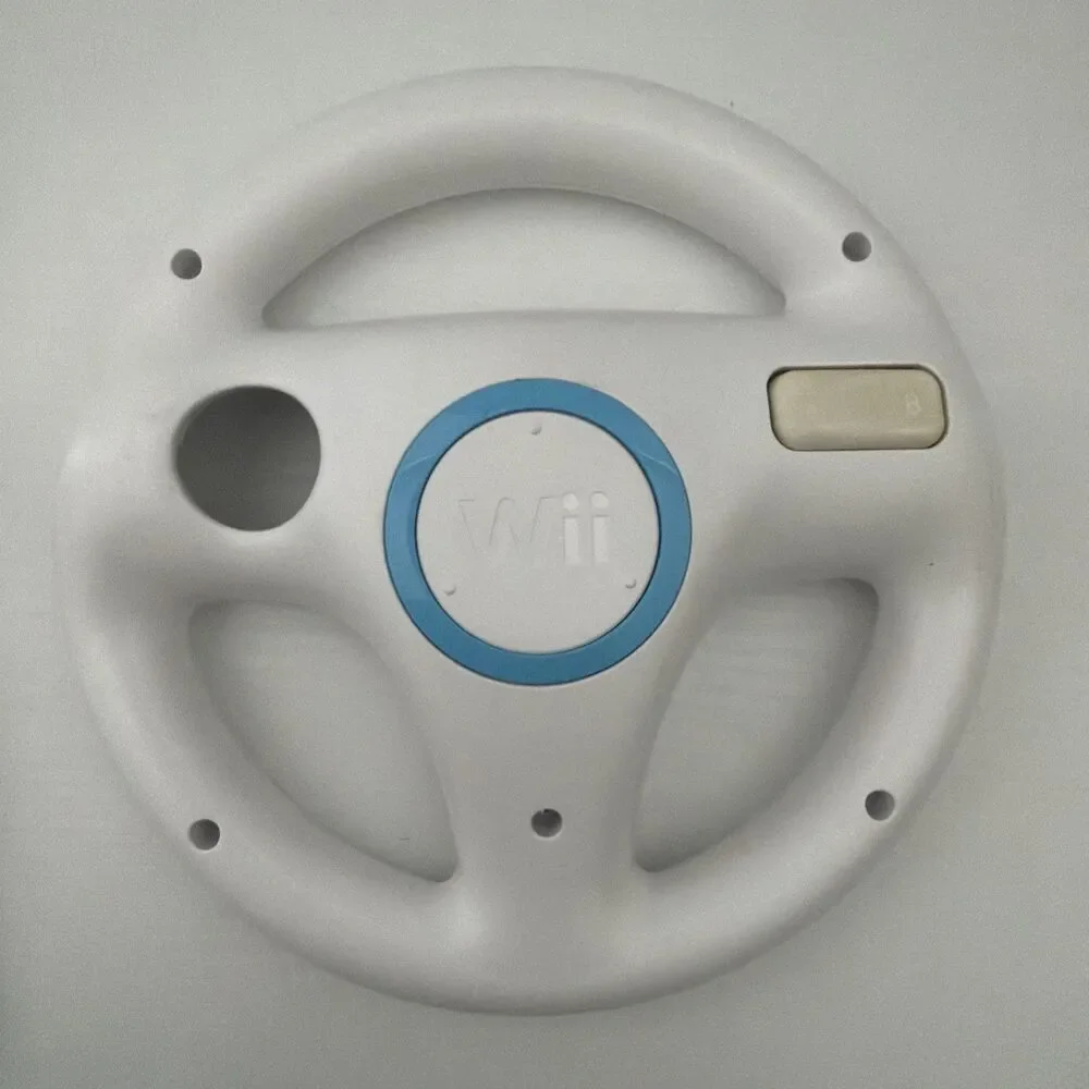 Mario Kart Wii Complete (Nintendo Wii 2008) Bundle With 1 Steering Wheel OEM